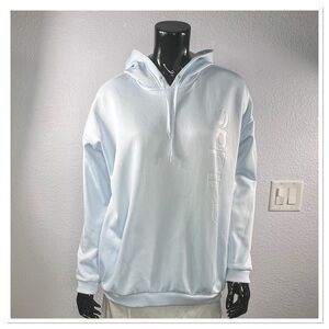 Adidas GU Sweatshirt Pullover Hoodie Blue Skytin Sz L